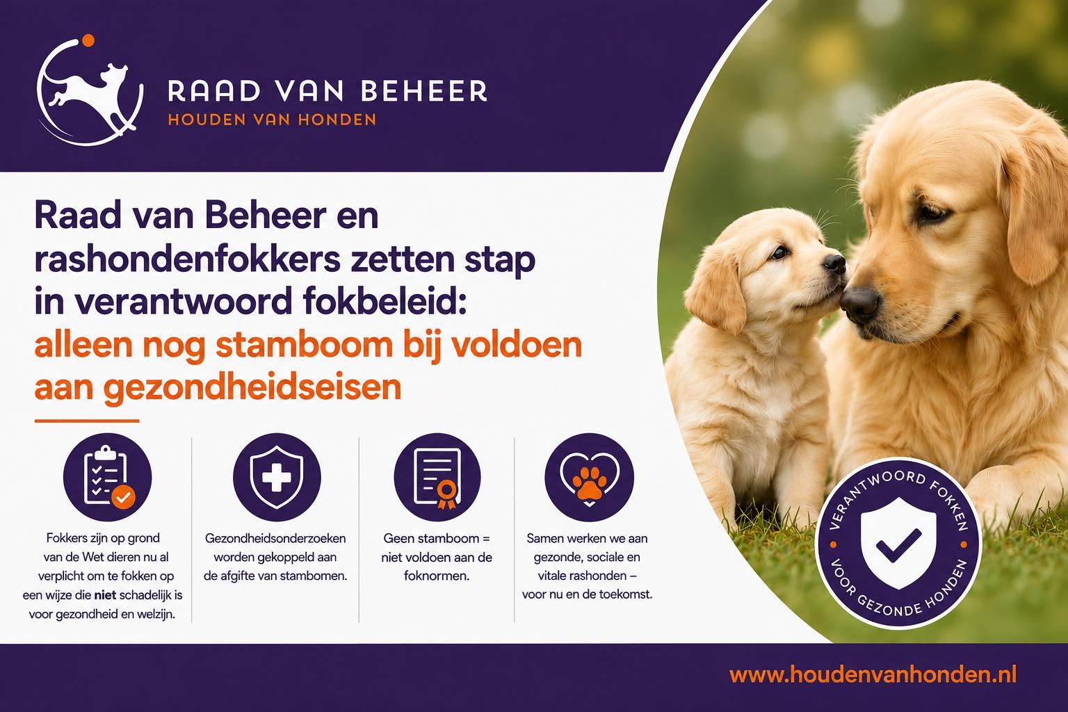 RvB stap in verantwoord fokbeleid